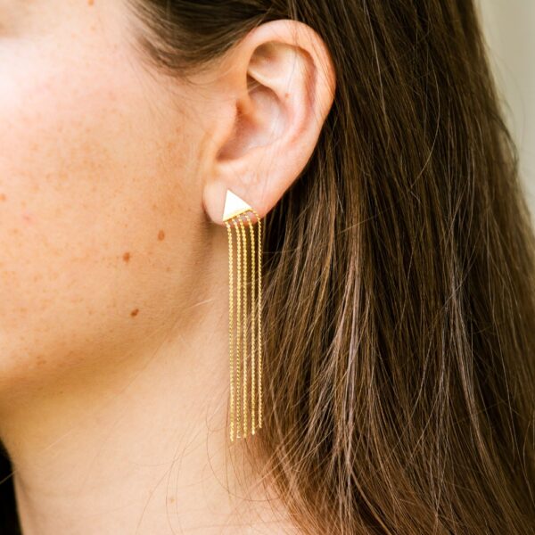 Pendientes cascada triángulo