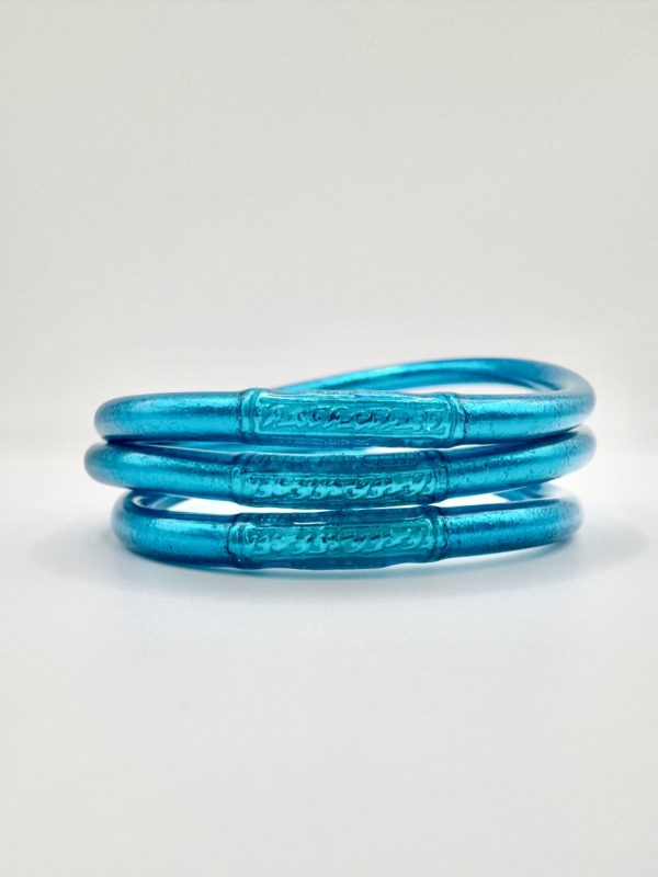 Pulsera lisa blue sky