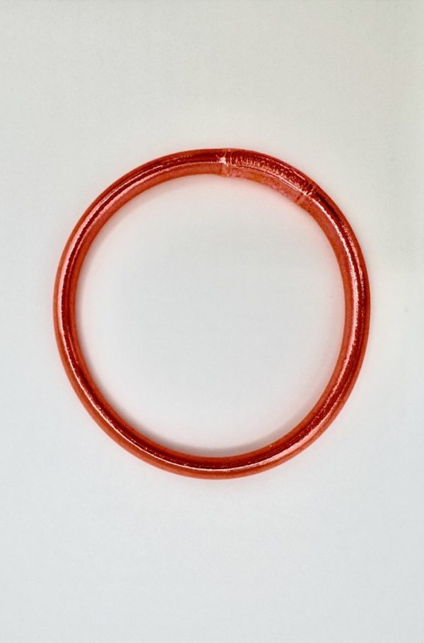 Pulsera lisa coral