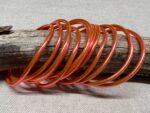 Pulsera fina salmón