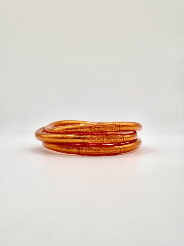 Pulsera lisa fire orange