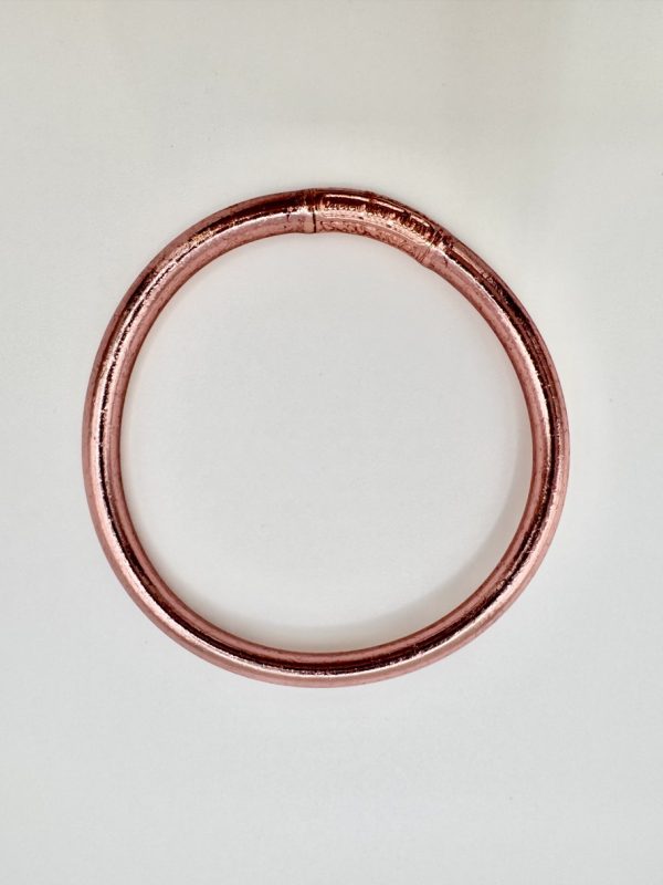 Pulsera lisa oro rosa