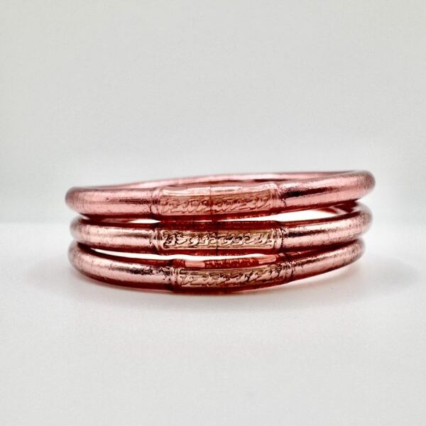 Pulsera lisa oro rosa