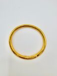 Pulsera lisa dorada