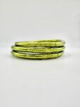 Pulsera lisa verde oliva