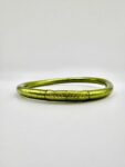 Pulsera lisa verde oliva