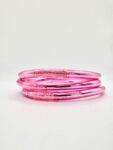 Pulsera lisa rosa suave