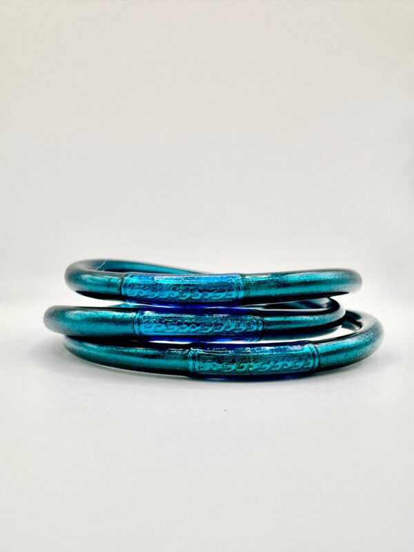 Pulsera lisa ocean blue