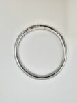 Pulsera lisa plata