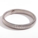 Pulsera serpentine simple en plata