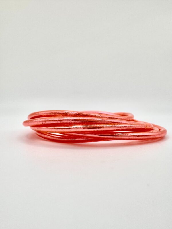 Pulsera fina coral