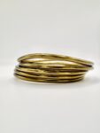 Pulsera fina dorado viejo