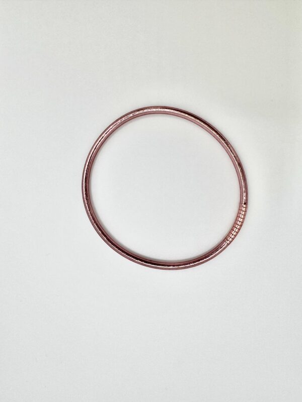 Pulsera fina oro rosa