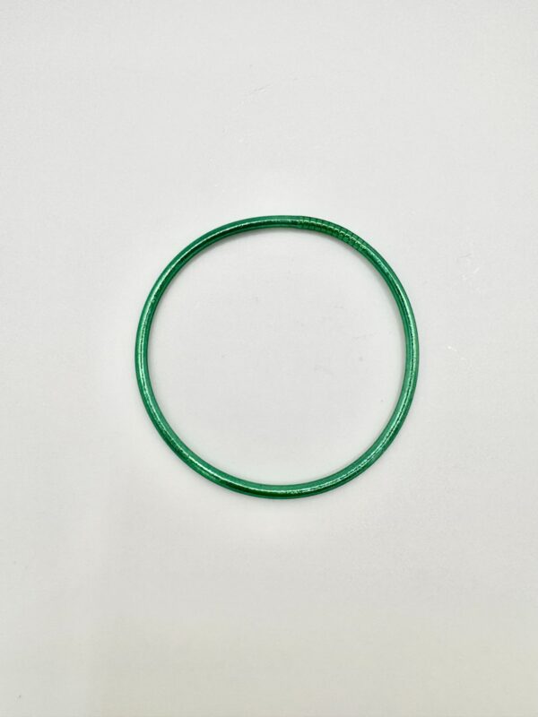 Pulsera fina verde hoja