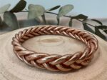Pulsera trenzada cobre