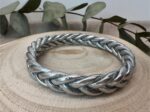 Pulsera trenzada plata