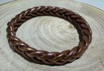 Pulsera trenzada prune