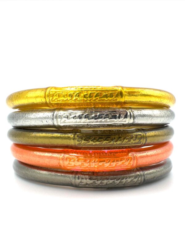 Pulsera lisa dorado viejo