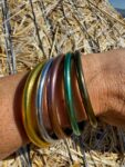 Pulsera lisa prune