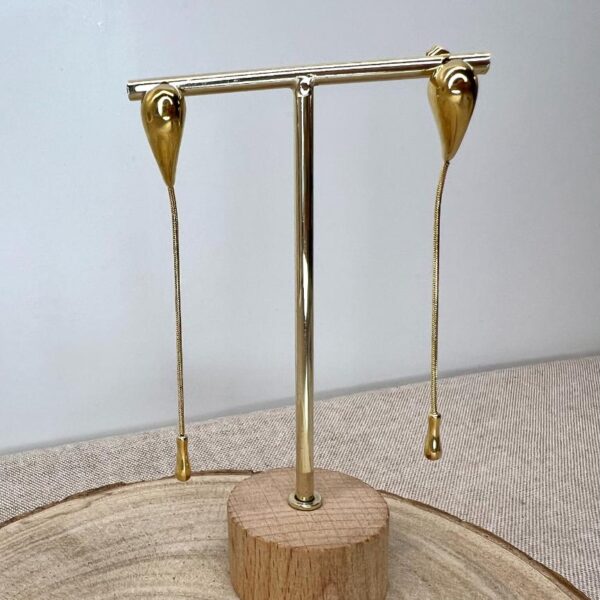 Pendientes lagrima larga