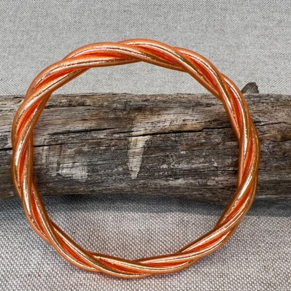 Pulsera twist salmón