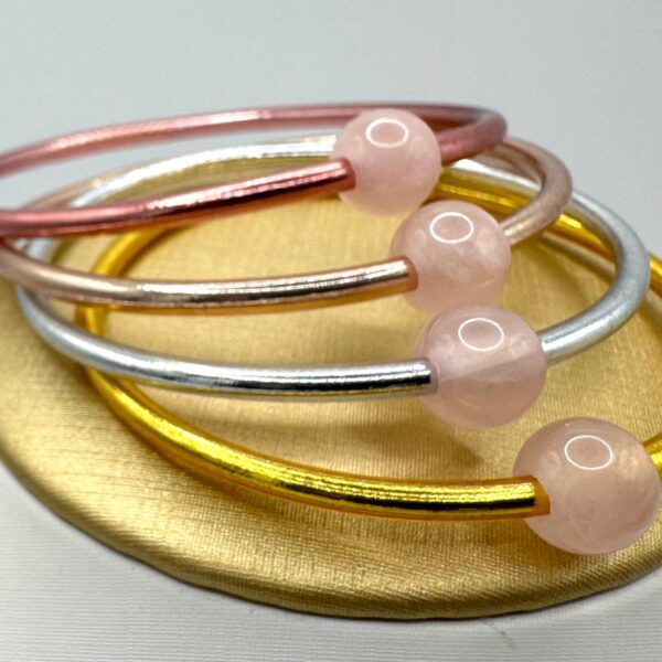 Colección AURA: Cuarzo rosa