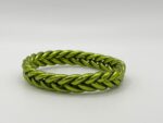 Pulsera trenzada verde oliva