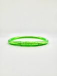 Pulsera lisa verde neón