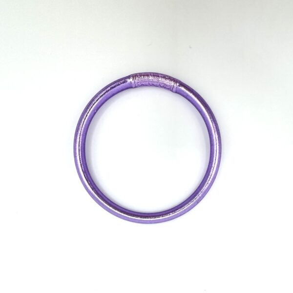 Pulsera lisa violeta