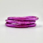 Pulsera lisa púrpura