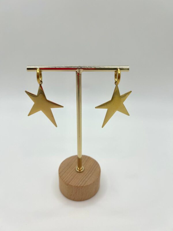 Pendientes estrella grande